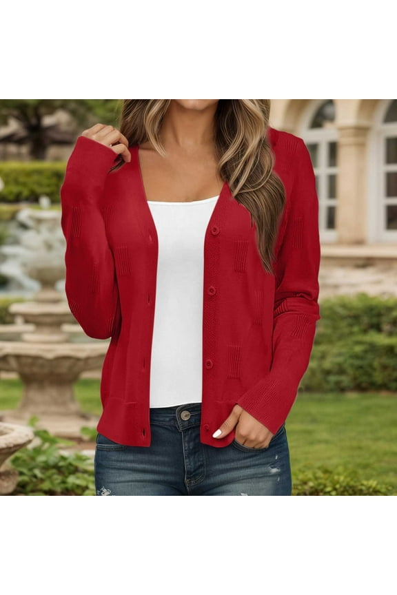 Women's Lightweight Short Cardigan Soft Casual Knit Sweater Top For Daily Wear Spring Fall Winter Comfortable Layering Cardigan Sweaters for Summer Lightweight Linen Cardigan 1x plus Size Women's