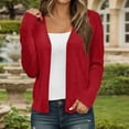 thumbnail image 1 of Women's Lightweight Short Cardigan Soft Casual Knit Sweater Top For Daily Wear Spring Fall Winter Comfortable Layering Knit Open Front Cardigan Fall Cardigan for Women Valentines Cardigan Women Big, 1 of 4