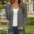 thumbnail image 1 of Women's Lightweight Short Cardigan Soft Casual Knit Sweater Top For Daily Wear Spring Fall Winter Comfortable Layering Wrap Sweater Dress Women Teal Ladies Cardigan Ladies Dressy Cardigan Sweaters, 1 of 4