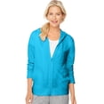 thumbnail image 1 of Women's Lightweight Slub Jersey Zip Hood, 1 of 3