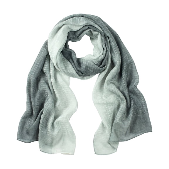 Women's Lightweight Solid Color Scarf for Spring Summer - Soft Chiffon Fashion Scarf (77"L x 28.9"W) - Versatile Beach Cover-Up, Machine Washable
