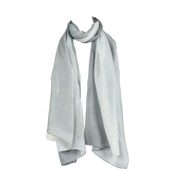 Women's Lightweight Solid Color Scarf for Spring Summer - Soft Chiffon Fashion Scarf (77"L x 28.9"W) - Versatile Beach Cover-Up, Machine Washable