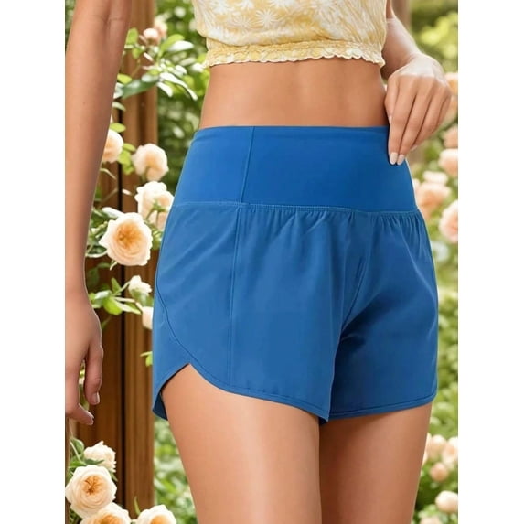 Women's Lightweight Sports Running Shorts Quick Dry athletic Workout Shorts with Pocket