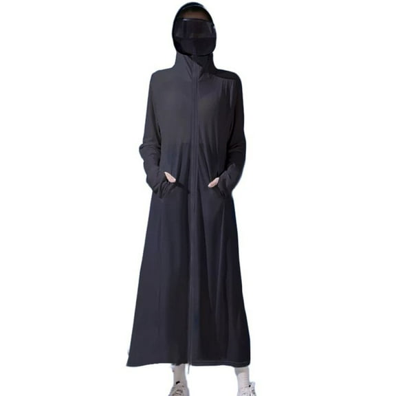 Women's Lightweight Sun Jacket Long Sleeve Shirt Outdoor Camping Hiking Cycling Sports Windbreaker Breathable Zippered Hoodie