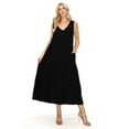 thumbnail image 1 of Moa Collection Women's Lightweight Tiered Gauze Maxi Dress with Relaxed Fit, 1 of 4