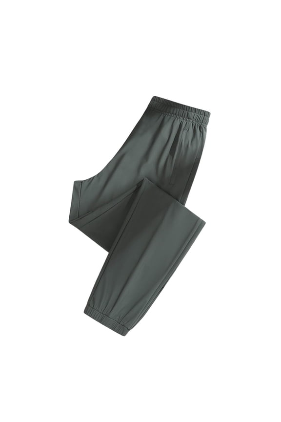 Women's Lightweight Track Trousers - Smooth Quick-Dry Fabric with Secure Pockets, Ideal for Workouts and Lounging Army Green XL