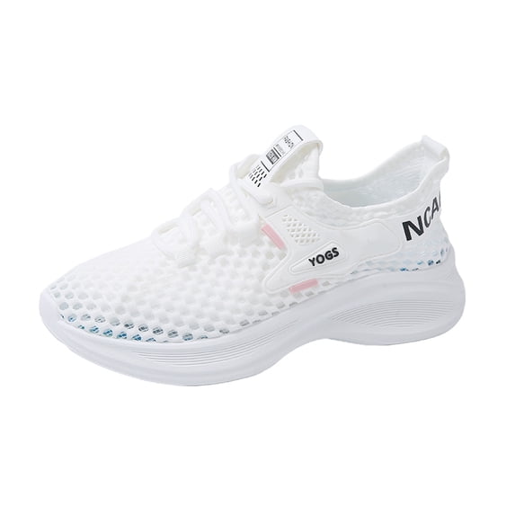 Women's Lightweight Walking Sneakers Casual Lace Up Flats Tennis Athletic Running Fashion Sport Shoes for Girls