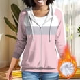 thumbnail image 1 of Women's Lightweight Zip Up Hoodie – Long Sleeve Thin Casual Hooded Jacket, Plus, 1 of 6