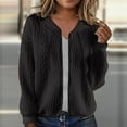 thumbnail image 1 of Women's Lightweight Zipper Jacquard Casual Jacket Long Sleeve Stylish Outerwear for Everyday Comfort, 1 of 5
