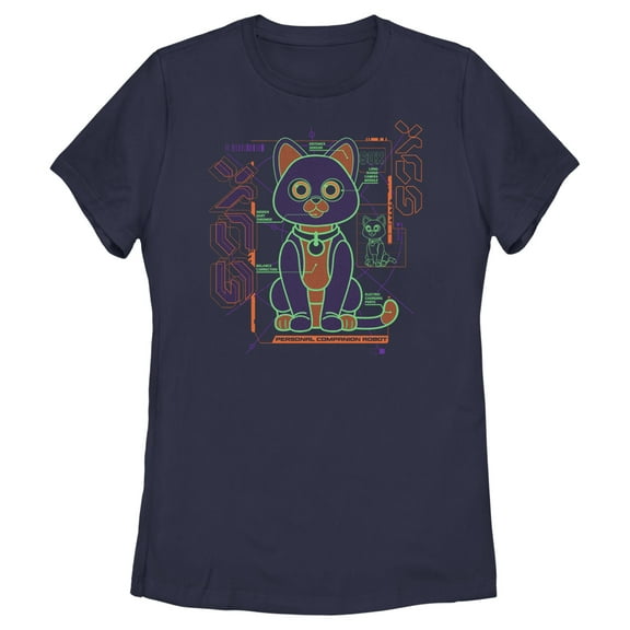 Women's Lightyear Sox Schematic  Graphic Tee Navy Blue Large