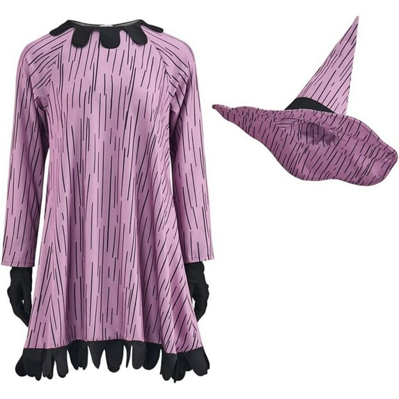 Women's Lilac Dress with Hood - Film & TV Character Dress for Halloween & Stage