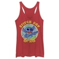 thumbnail image 1 of Women's Lilo & Stitch 626 Anniversary Day Racerback Tank Top Red Heather 2X Large, 1 of 4