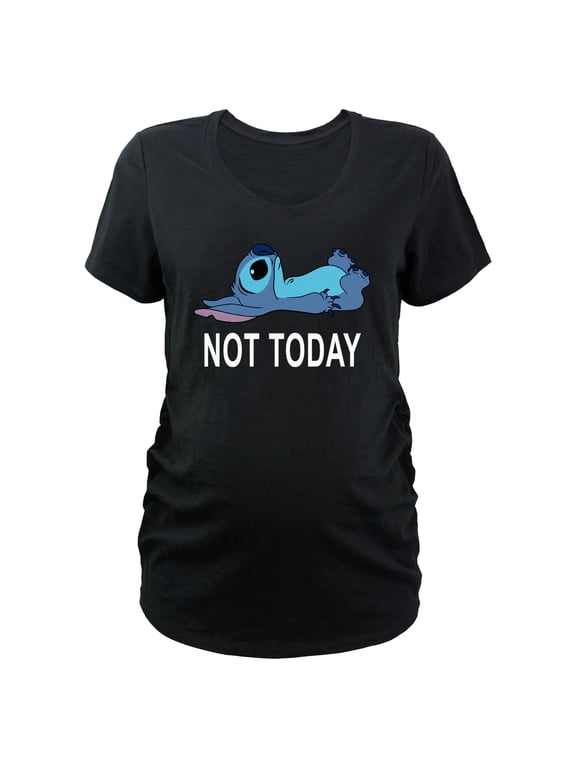 Women's Lilo & Stitch Alien Not Today Graphic Maternity T-Shirt