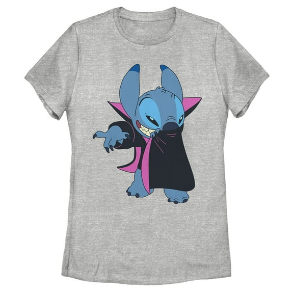 Women's Lilo & Stitch Alien Vampire, aka Stitch Graphic Tee Athletic Heather Small