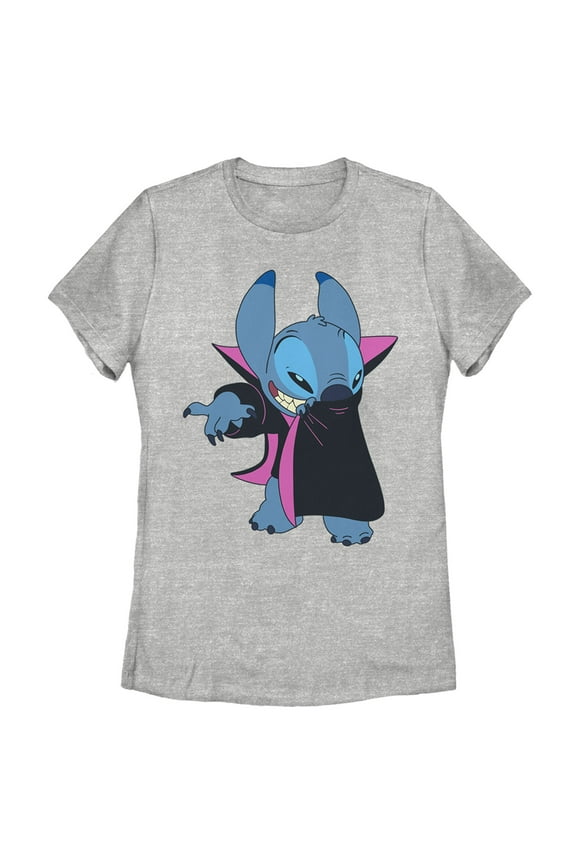 Women's Lilo & Stitch Alien Vampire, aka Stitch Graphic Tee Athletic Heather Small