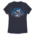 thumbnail image 1 of Women's Lilo & Stitch Catching Snow  Graphic T-Shirt, 1 of 4