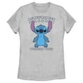 thumbnail image 1 of Women's Lilo & Stitch Collegiate Weekend Vibes Graphic Tee Athletic Heather Medium, 1 of 4