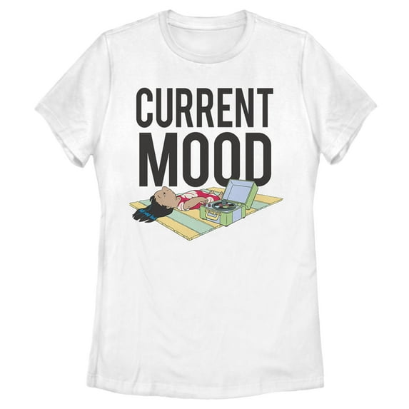 Women's Lilo & Stitch Current Mood Graphic Tee White Large