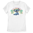 thumbnail image 1 of Women's Lilo & Stitch Cute But Crazy Graphic Tee White Small, 1 of 4