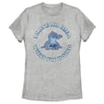 thumbnail image 1 of Women's Lilo & Stitch I Have No Idea Graphic Tee Athletic Heather 2X Large, 1 of 4
