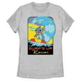thumbnail image 1 of Women's Lilo & Stitch Kauai Surf's Up Graphic Tee Athletic Heather Medium, 1 of 4