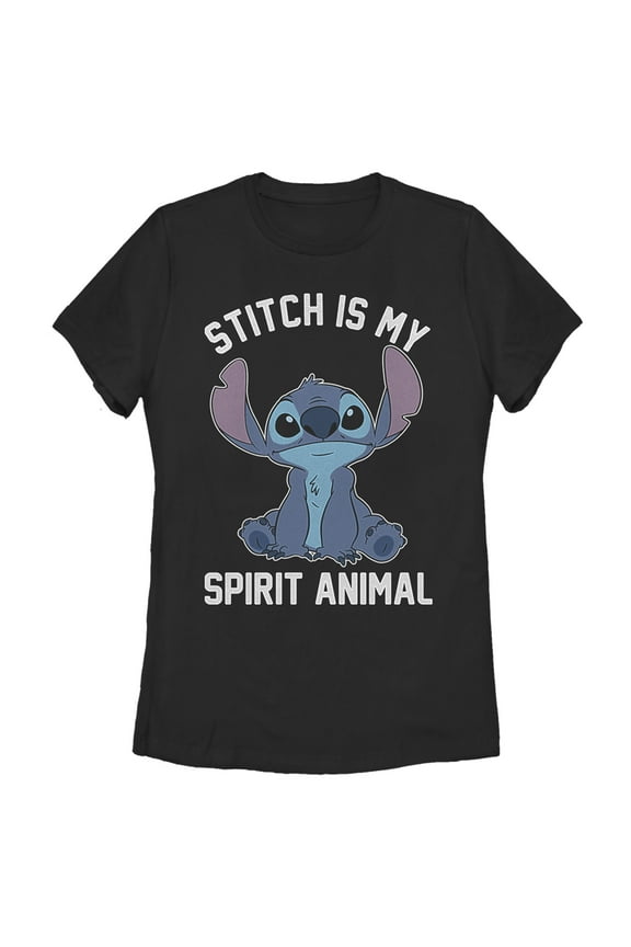 Disney Women's Lilo & Stitch Spirit Animal Graphic Tee,