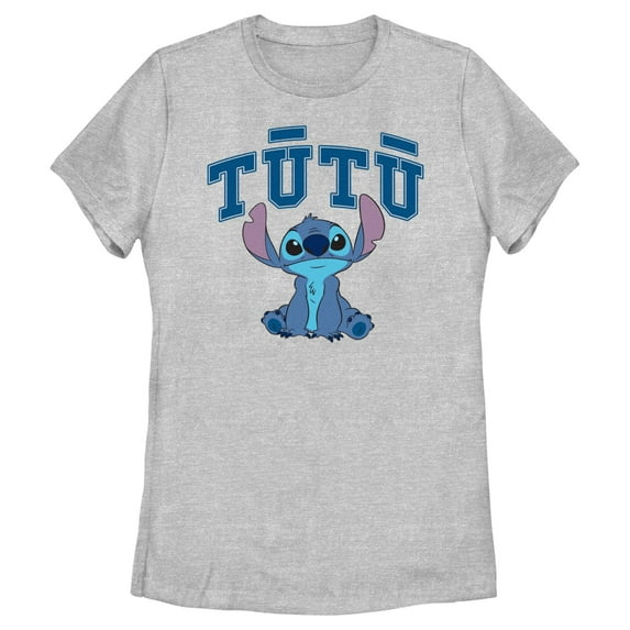 Women's Lilo & Stitch Sitting Cute Tutu Graphic T-Shirt