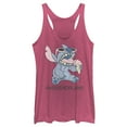 thumbnail image 1 of Women's Lilo & Stitch #WeekendPlans Racerback Tank Top Pink Heather Large, 1 of 4
