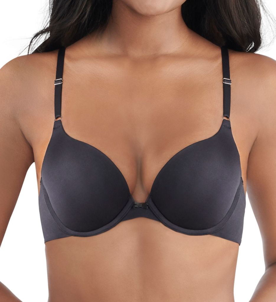 Women's Lily Of France 131101T Ego Boost Tailored Push Up Bra (Solid Black  38C) 