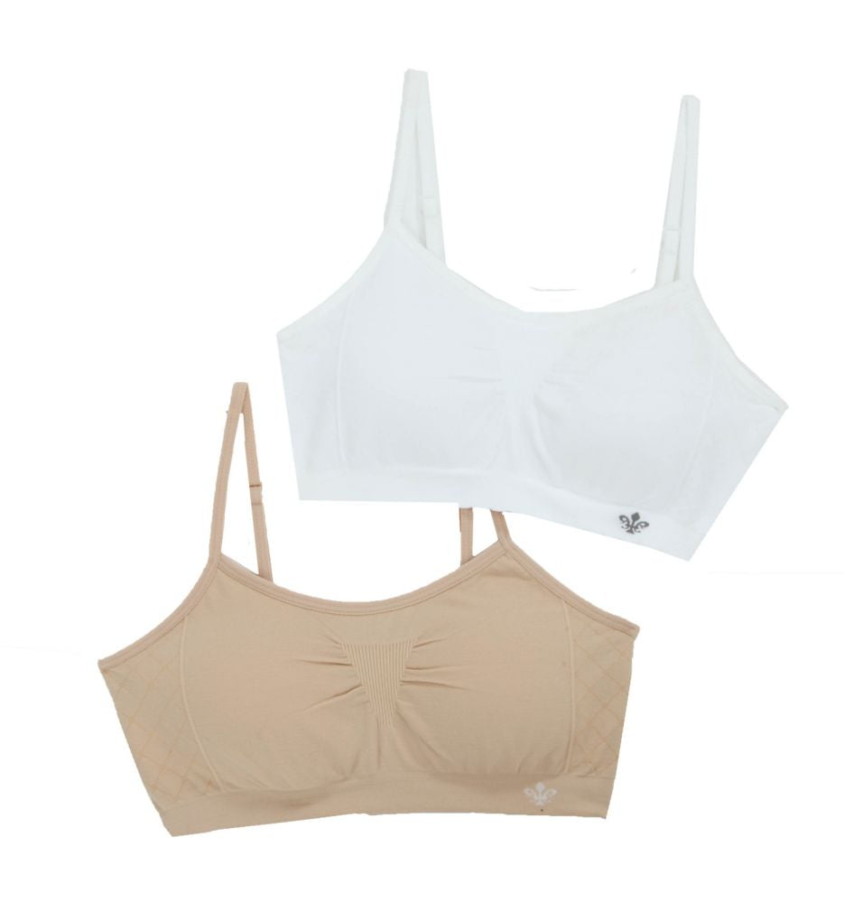 Lily Of France Women's Seamless Padded Bralette Pack, 2 Pack - Mauve/White,  S/M : : Clothing, Shoes & Accessories