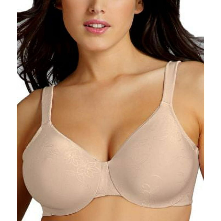 Women's Lilyette 0455 Dream Back Smoothing Minimizer Underwire Bra  (Champagne Shimmer 36D)