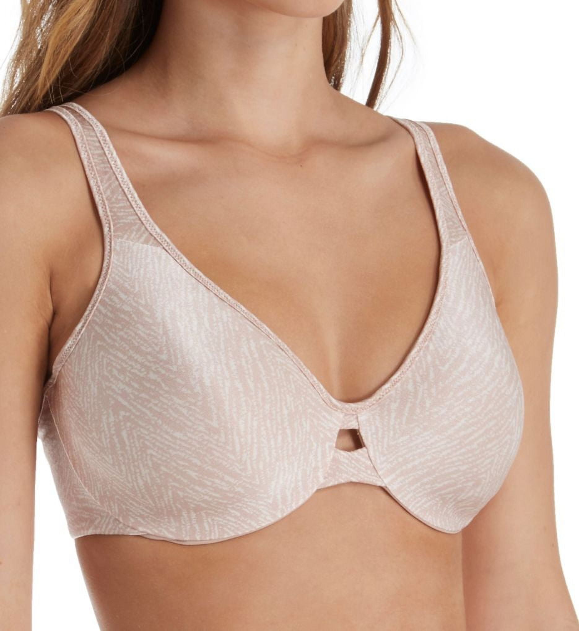 Women's Lilyette 0904 Plunge Into Comfort Keyhole Minimizer Bra