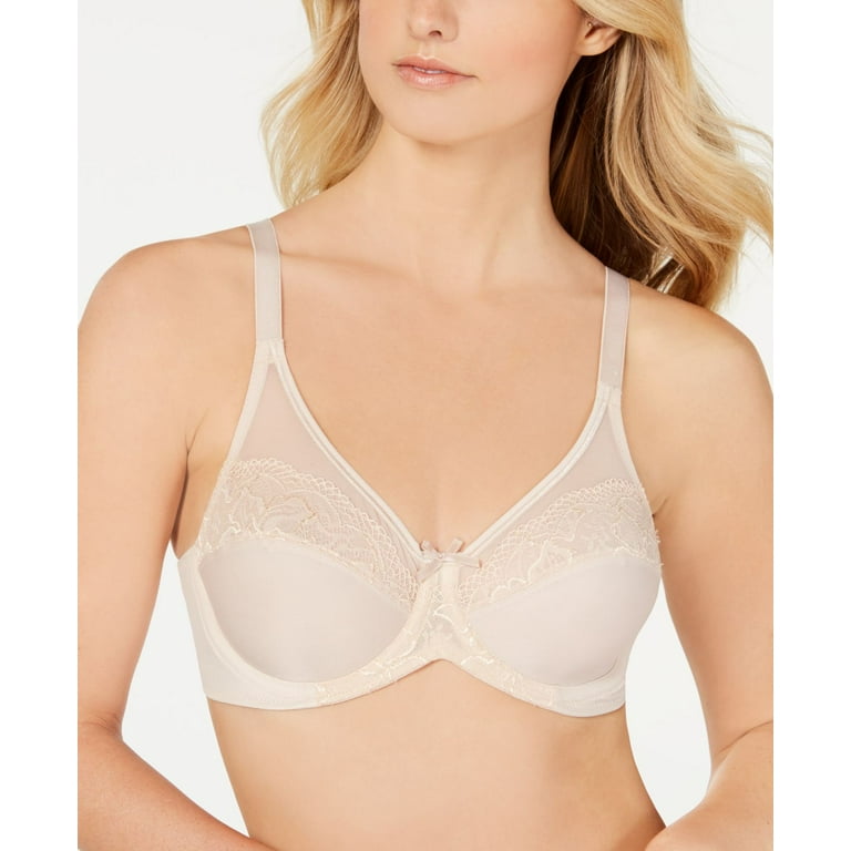 Women's Lilyette LY0444 Ultimate Smoothing Minimizer Underwire Bra (Pearl  38G) 