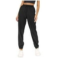 thumbnail image 1 of Women's Lined Joggers Thermal Sweatpants Comfortable Workout Running Pants with Pockets Casual Wear, 1 of 2