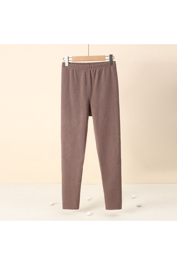 Women's Lined Leggings High Waisted Yoga Pants Gym Workout Pants Soft Loung Trousers Men S Thermal Bottoms Thermal Underwear for Men Set down Long Underwear Womens Tall Long Silk Long Underwear Women