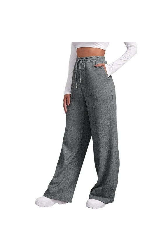 Women Cargo Pants With Pockets Women's’s Lined Sweatpants Wide Straight Leg Pants Bottom Sweatpants Joggers Pants With Pockets Wear To Work Pants & Capris For Woman