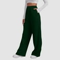 thumbnail image 1 of Women’s Lined Sweatpants Wide Straight Leg Pants Bottom Sweatpants Joggers Pants Workout High Waisted Yoga Pants With Pockets Summer Pants Casual for Women Large Elastic High Waist Athletic Pants, 1 of 5