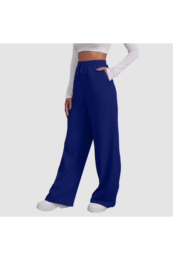 Women’s Lined Sweatpants Wide Straight Leg Pants Bottom Sweatpants Joggers Pants Workout High Waisted Yoga Pants With Pockets V Shape Leggings Leopard Print Sweats for Women Womens Drawstring Pants