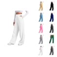 thumbnail image 1 of Women’s Lined Sweatpants Wide Straight Leg Pants Bottom Sweatpants Joggers Pants Workout High Waisted Yoga Pants With Pockets Womens Lightweight Capris For Summer, 1 of 7