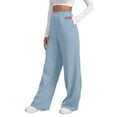 thumbnail image 1 of Women's Lined Sweatpants Wide Straight Leg Pants for Comfort and Versatility in Active, 1 of 7
