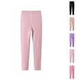 thumbnail image 1 of Women's Lined Thermal Pants Winter Warm Soft Trousers Comfortable Stretch High Waist Casual Wear Palazzo Pants For Women, 1 of 4