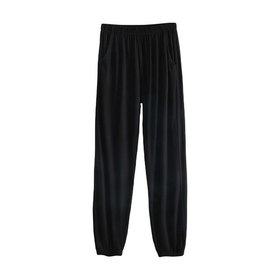 Women's Linen Pants Pajama Pants For Women In Summer Can Be Worn Loose Large Size Pocket Pants Loose Wide Leg Pants For Women'S Home Pants, Women's Casual Pants XXXXXXXXL