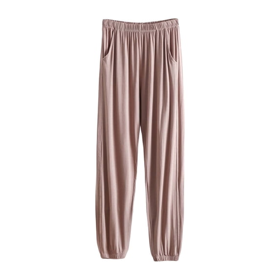 Women's Linen Pants Pajama Pants For Women In Summer Can Be Worn Loose Large Size Pocket Pants Loose Wide Leg Pants For Women'S Home Pants, Women's Casual Pants XXXXL