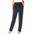 thumbnail image 1 of Women's Linen Pants Summer Casual Pants for Womens Elastic Waist Solid Lightweight Loose Trousers with Pockets Plus Size Beach Travel Pants, 1 of 4