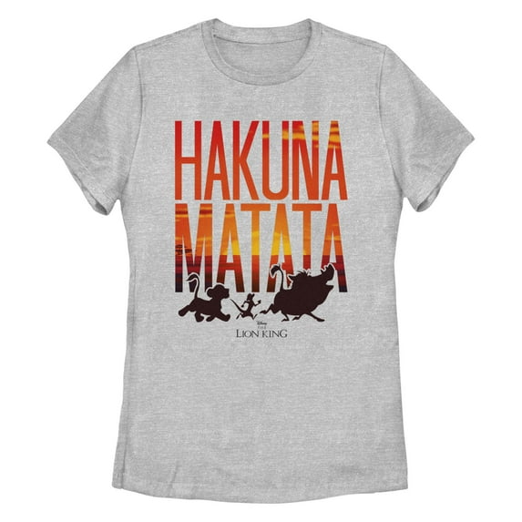 Women's Lion King Hakuna Matata Sunset Graphic T-Shirt
