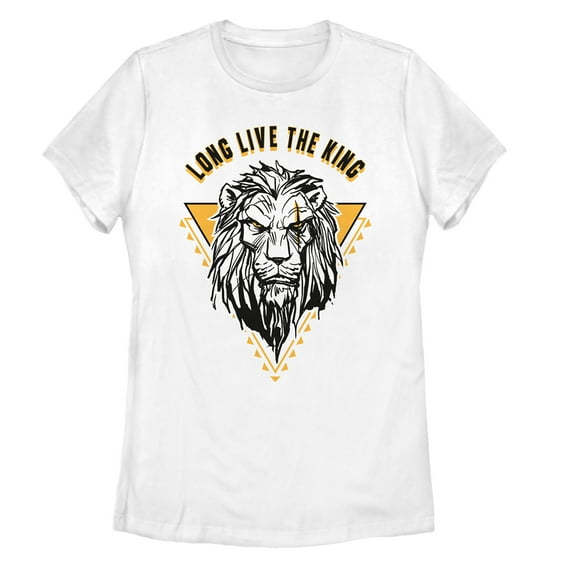 Women's Lion King Live Scar Graphic Tee White X Large