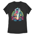 thumbnail image 1 of Women's Lion King Rafiki Geometric Rainbow  Graphic T-Shirt, 1 of 4