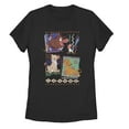 thumbnail image 1 of Women's Lion King Retro 90's Savannah Friends  Graphic Tee Black X Large, 1 of 3