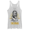 thumbnail image 1 of Women's Lion King Savannah Sunset Crew Racerback Tank Top White Heather 2X Large, 1 of 3