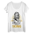 thumbnail image 1 of Women's Lion King Savannah Sunset Crew  Scoop Neck White Large, 1 of 3